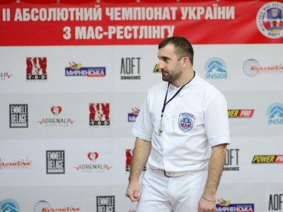 Mas-wrestling Federation of Ukraine has expanded their range. Photo