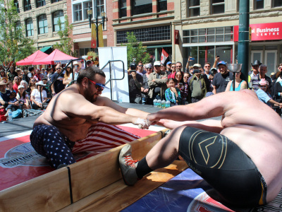 The North American Mas-Wrestling Championship took place this year in Canada