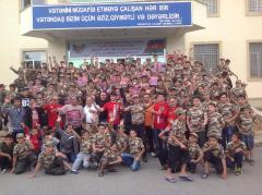 В Азербайджане юные армейцы осваивают мас-рестлинг