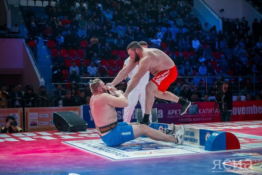 Mas-wrestling World Championship watched viewers from nine countries