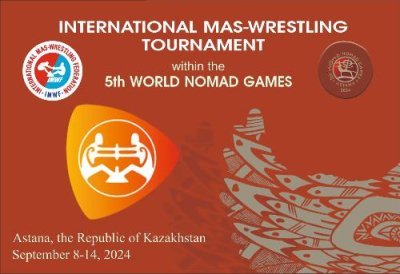 Mas-wrestling competition within the V World Nomad Games - 2024  