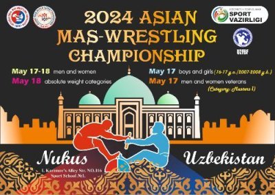 2024 Asian Mas-wrestling Championship  among men and women in the absolute weight category