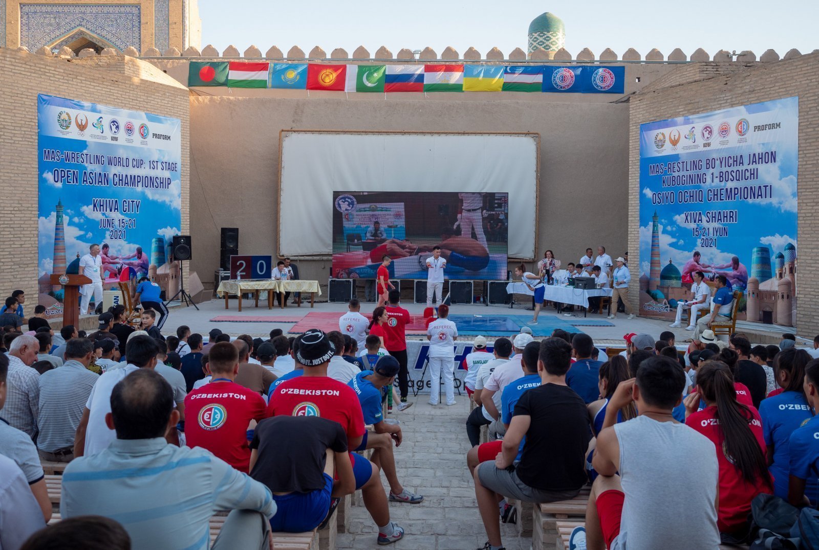 Couples of the second competition day in Khiva