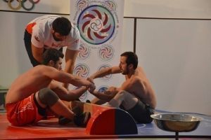 The 2nd Georgian Mas-wrestling Championship was held in Kutaisi