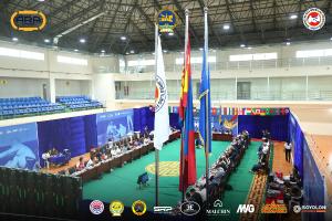 President Alexander Akimov held an expanded meeting of the Presidium of the International Mas-wrestling Federation in Arkhangai