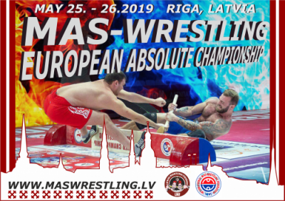 Mas-Wrestling European Championship in absolute weight category - 2019