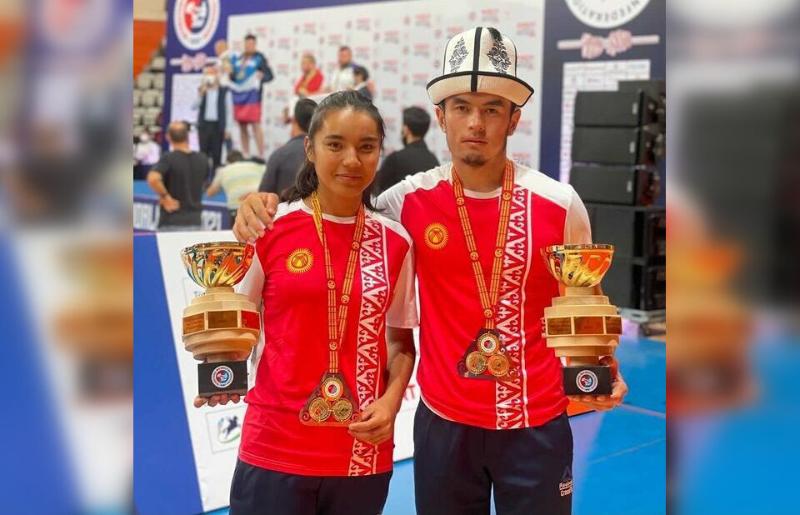 Eldos Aitbaev from Kyrgyzstan is the main contender for the title of the owner of the Mas-Wrestling World Cup