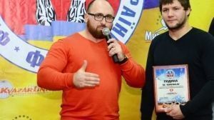 Mas-wrestling Federation of Ukraine has expanded their range. Photo