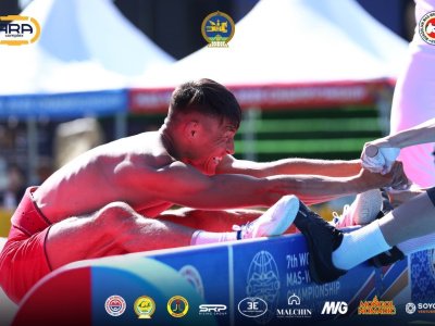 The winners of the first day of the World Championship in Mongolia