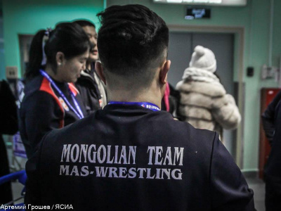 Athletes from Mongolia arrived in Yakutsk for Mas-Wrestling World Championship