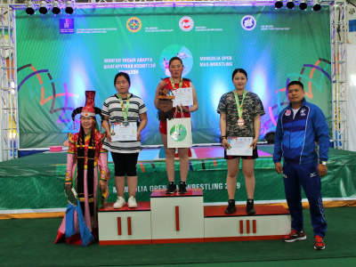 Mongolian mas-wrestling is open to the whole world