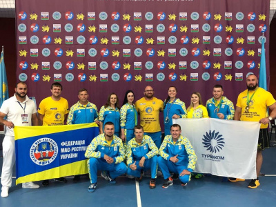 Сборная Украины завоевала четыре медали на первом этапе Кубка мира по мас-рестлингу