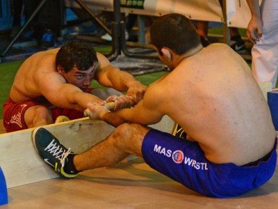 For the first time in Ukraine mas-wrestling competitions at the international level have taken place in Melitopol