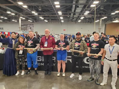 International Mas-Wrestling Tournament in USA was held at empty stands