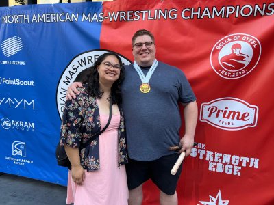 The results of the North American Open Mas-Wrestling Championship were summed up in Calgary