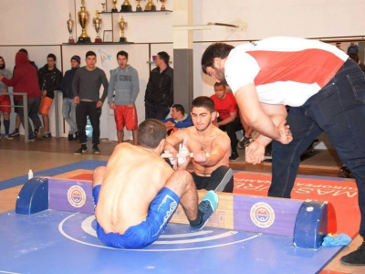 The 2nd Georgian Mas-wrestling Championship was held in Kutaisi