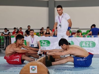 Two hundred mas-wrestlers fought for the titles of the best in Azerbaijan