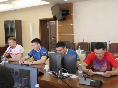 On the eve of the Mas-wrestling World Championship Mikhail Gulyaev held the A-RMWF Presidium meeting