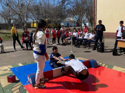 Mas-Wrestling tournament among students of specialized schools was held in Uzbekistan