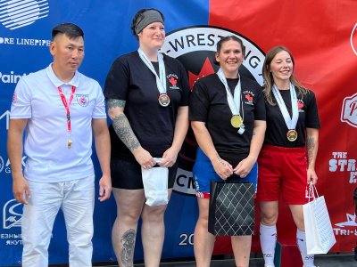 The results of the North American Open Mas-Wrestling Championship were summed up in Calgary
