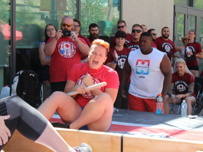 The North American Mas-Wrestling Championship took place this year in Canada