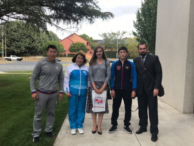 The meetings of Mas-Wrestling delegation in Canberra