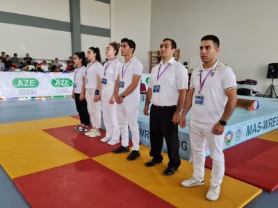 Two hundred mas-wrestlers fought for the titles of the best in Azerbaijan