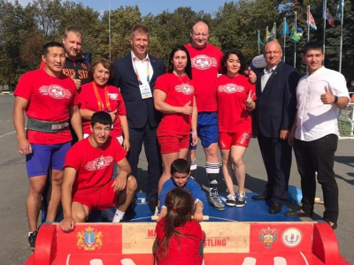 Russian Mas-wrestlers Team has won the TAFISA award for Best Master Class