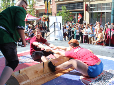 The North American Mas-Wrestling Championship took place this year in Canada