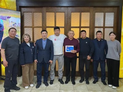 Mongolian sports delegation visited Yakutsk to work on preparing for the World Mas-Wrestling Championship