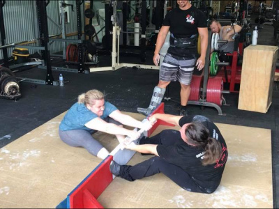 Mas-Wrestling Australia held a contest today at Panthers Powerlifting in West End, Queensland.