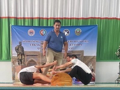 The Karshi region mas-wrestling Championship was successfully held in Uzbekistan