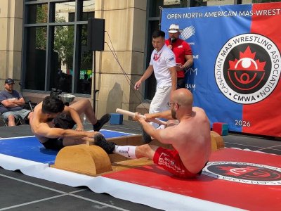 The results of the North American Open Mas-Wrestling Championship were summed up in Calgary
