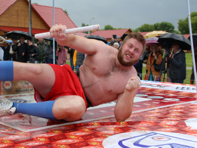 Ivan Galkin from Russia is a Master of Sport of International Class in Mas-Wrestling!