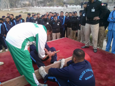 The 1st Commandant Police College Sihala Mas-Wrestling Championship. Photo