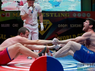 Финальный этап Кубка мира по мас-рестлингу в Москве