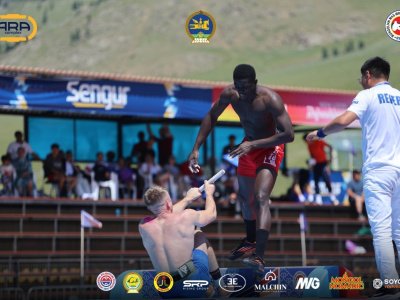 The winners of the first day of the World Championship in Mongolia