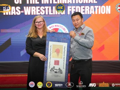 President Alexander Akimov held an expanded meeting of the Presidium of the International Mas-wrestling Federation in Arkhangai