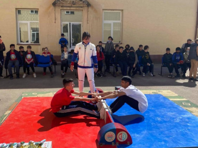 Mas-Wrestling tournament among students of specialized schools was held in Uzbekistan