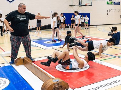 Jesse Roest, Canada: "Mas-wrestling - a simple sport to learn, but a lifetime to master"