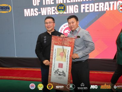 President Alexander Akimov held an expanded meeting of the Presidium of the International Mas-wrestling Federation in Arkhangai
