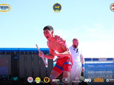 The winners of the first day of the World Championship in Mongolia
