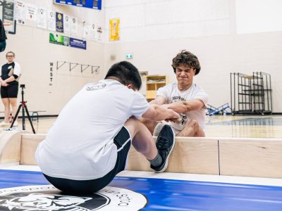 Jesse Roest, Canada: "Mas-wrestling - a simple sport to learn, but a lifetime to master"