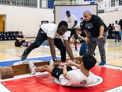 Jesse Roest, Canada: "Mas-wrestling - a simple sport to learn, but a lifetime to master"