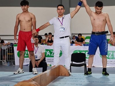 Two hundred mas-wrestlers fought for the titles of the best in Azerbaijan