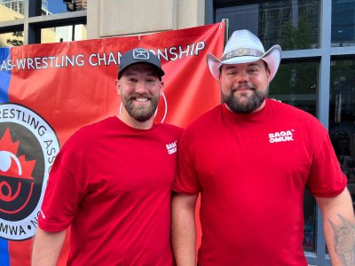 The results of the North American Open Mas-Wrestling Championship were summed up in Calgary