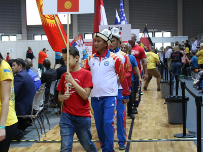 Győr. The 1st mas-wrestling competition day. Protocols