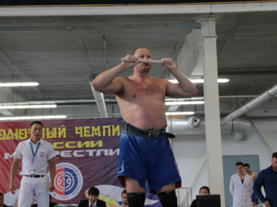 Russian national mas-wrestling team is ready to compete at the Arnold Classic. Photo