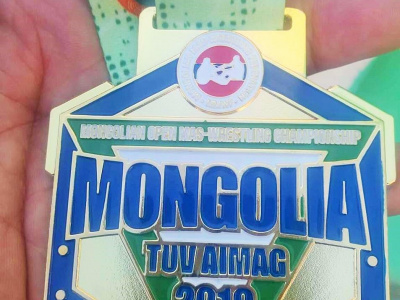 The national mas-wrestling championship starts in Mongolia