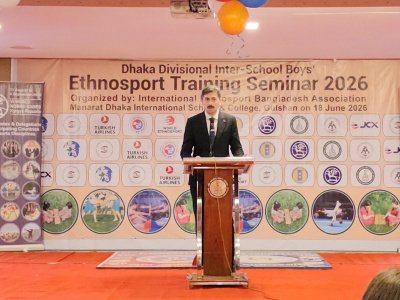 Mas-wrestling takes center stage at Dhaka Ethnosport Seminar 2026